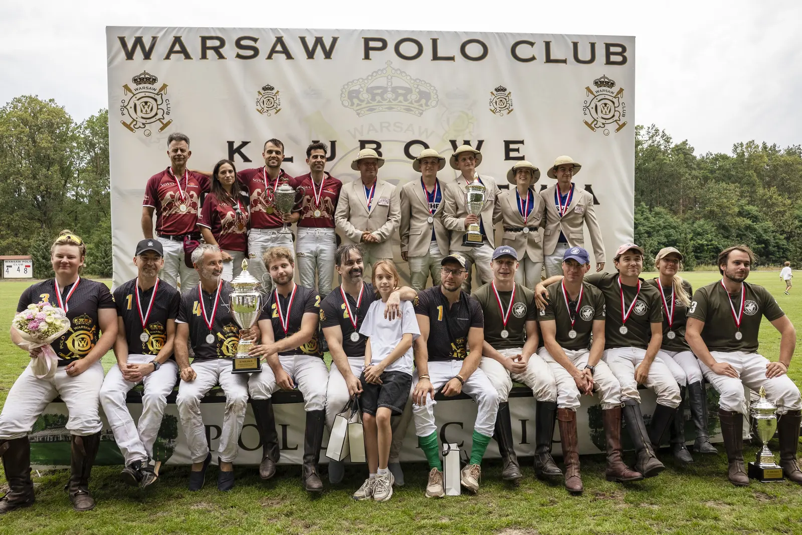 Polish Club Polo Championship 2026 - teams at the award ceremony at Warsaw Polo Club