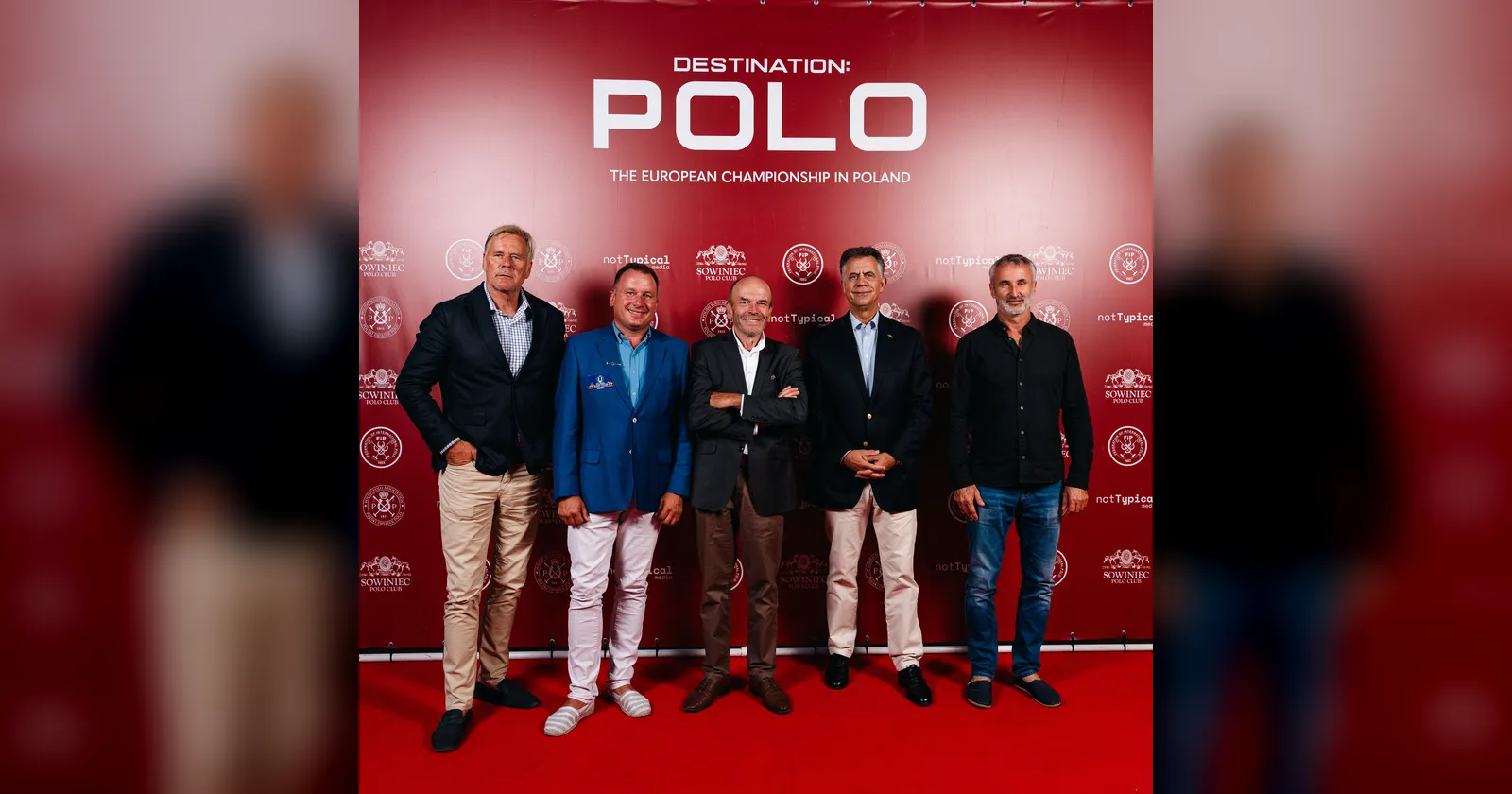 Founders of Poland’s polo clubs at the premiere of Destination: Polo